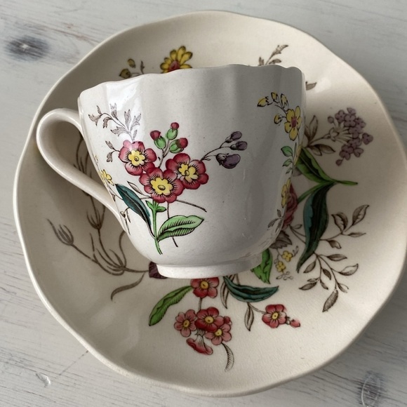 Vintage Spode Copeland England Tea Cup And Saucer Set "Gainsborough" - Picture 8 of 8